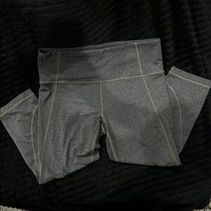 Athleta Charcoal Capri Leggings